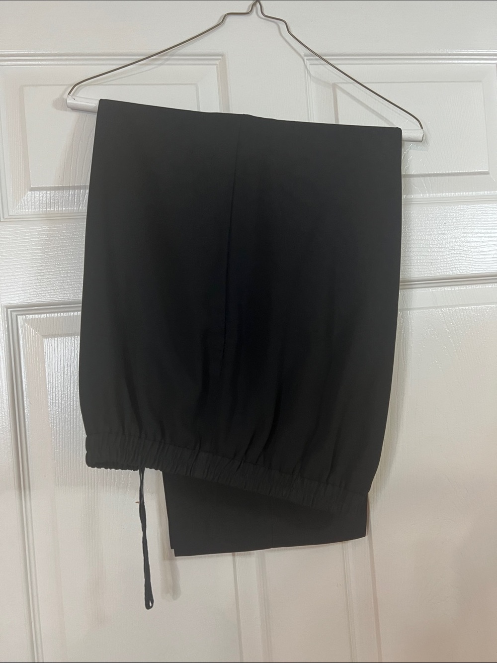 R & M Richards Black Women's Drawstring Waist Trousers